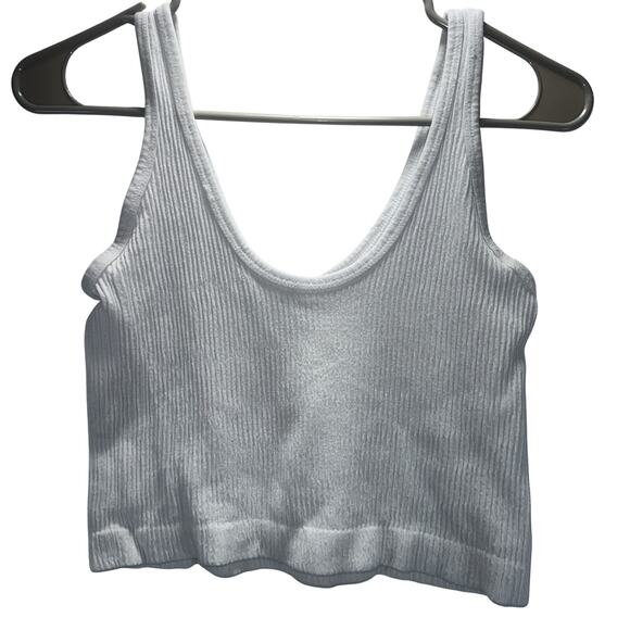 Out From Under Urban Outfitters White Ribbed Tank Top Women’s XL - Picture 2 of 5